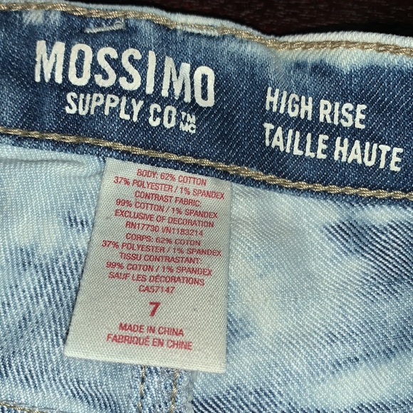 EUC Mossimo size 7 denim flag shorts - Picture 4 of 4